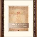 11x14 in Distressed Brown and Gold Curved Scrollwork Motif Embossed Ornate Classic Picture Frame, Matted for 8x10 inches, Tabletop or Wall Display, Real Glass Protection