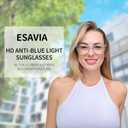 Trendy Premium Reading Glasses for Women Oprah Style Computer Readers Anti Blue Light with TR90 Unbreakable Frame (2007 Black + Tortoise)