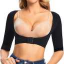 JOYSHAPER Arm Shapers for Women Compression Sleeves Arms Shapewear Crop Top Slimming Arm Slimmer Vest, Black Large