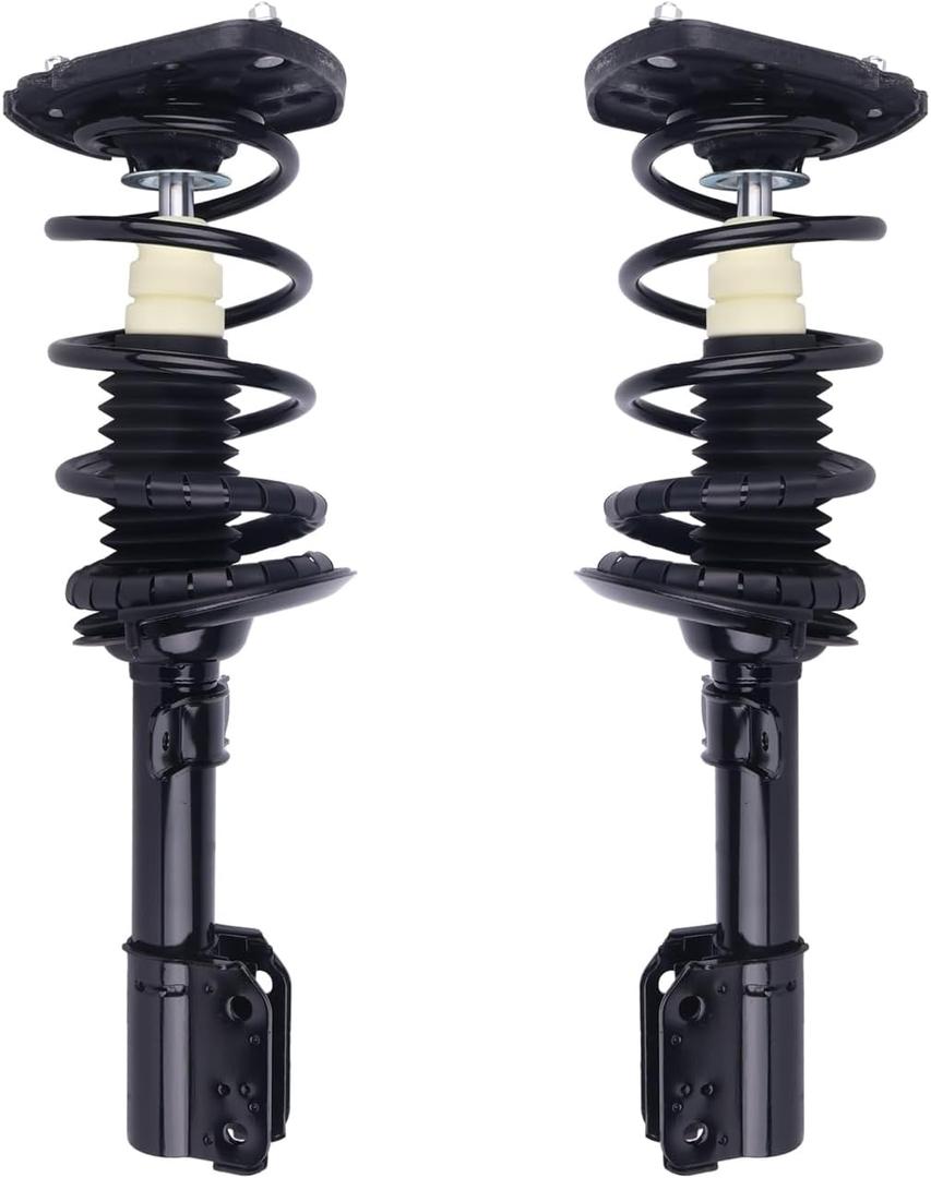 Autoround Rear Complete Shock Absorber Compatible with Chevy Impala 2000-2011, Oldsmobile Intrigue 1998-2002, 171671L 171671R Struts w/Coil Spring Assembly