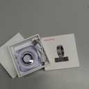 Smart Ring Health Tracker for Women & Men - IP68 Waterproof Fitness Rings with LED Screen, Heart Rate/Blood Oxygen/Sleep Monitoring/Motion Tracking, No Subscription Fee(11#)