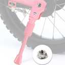 Kids Bike Kickstand Fits 12 14 16 18 20 Inch Bicycles, Aluminum Alloy Kickstand for Kids Bike with Anti-Slip Pad, Universal Fit for Mountain Road Bikes