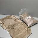 Velvet Armless Accent Chair Covers khaki Extra Large Stretch Accent Slipper Chair Slipcover Covers Removable Chair Furniture Protecto Cover for Living Room Hotel. 6 Pcs