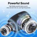 Bluetooth Speaker - Portable Bluetooth Speaker: Powerful Loud Sound/36H Playtime/8 LED Light Modes/TWS Pairing/IPX5 Waterproof/BT 5.3｜for Outdoor/Party/Travel/Camping, Beach Essentials, Birthday Gifts