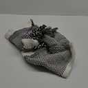 DII Striped Throw Collection Herringbone, 50x60, Black