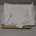 Reallnaive Christmas Snowflake Marble Cheese Board Xmas Charcuterie Cutting Tray Winter Snowflake Marble Serving Decorative for Decoration Charcuterie Kitchen(White)