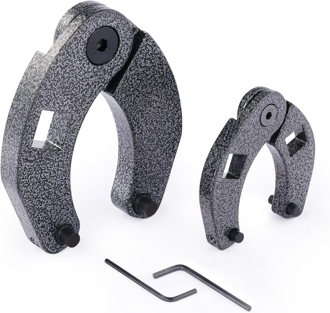 Orion Motor Tech Gland Nut Spanner Wrench Kit for 1" to 6" Gland Nuts, 1266 & 7463 Hydraulic Cylinder Wrench Set, 4pc Large & Small Wrench Set with 1/2" & 3/4" Drive for Hydraulic Cylinders Repairs