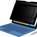 FILMEXT for Microsoft Surface Pro 7 Plus/7/6/5/4/3 Fully Removable Privacy Screen Protector Filter, Anti-Spy Anti-Glare Feature Makes (for Surface Pro 7+/7/6/5/4 Privacy Screen Protector)