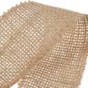 2 Inch x 54 Yards Natural Burlap Craft Ribbon Wrap Burlap Fabric Ribbon Roll, for Homemade DIY Projects Wedding Event Party Decoration