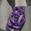 Liliful 100 Pcs Silicone Rubber Wristbands Rubber Wristband Bracelet Bands for Silicone Wristbands for Women Men(Purple and White)