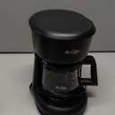 Mr. Coffee 5-Cup Mini Brew Switch Coffee Maker, Black