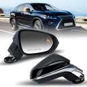 Right Passenger Side Mirror For 2016-2022 Lexus RX350 2018-2022 RX350L RX450h RX451hL Mirrors with Blind Spot Indicator, Heated, Memory, Turn Signal Indicator, Auto Folding, without Camera
