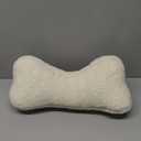 OakRidge Miles Kimball Sherpa Neck Cradle Pillow, 15 L x 7 W 100% Polyester Fabric Neck Pillow with Contoured Butterfly Shape, Comfortable Travel Pillow with Extra Head and Shoulder Support