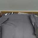 LOKEME Portable Closet, Wardrobe Closet with 3 Hanging Rods and 6 Storage Shelves and 4 Side Pockets, Gray Portable Closets for Hanging Clothes Easy to Assemble and Strong and Stable