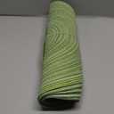 Braided Round Placemats Set of 6,Woven Washable Non-Slip Table Mats for Kitchen Dining, 14.5 Inch, Heat Resistant - Natural Fabric Indoor Outdoor Place Mats(Green)