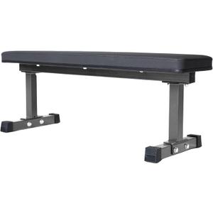 REP Fitness Flat Weight Bench, Heavy Duty Workout Bench For Home Gym, Folding Fitness Equipment For Strength Training, Adjustable Utility Platform For Dumbbells, Barbell, Lifting And Core Exercises, 47x12x17.5 inches
