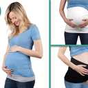 Belly Bands - Available in 8 Sizes and 7 Colors. Maternity & Postpartum Shirt Extender 3 Packs for All Stages of Pregnancy (XXL)