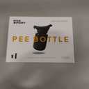 PeeSport Relief System 100% Leakproof Portable Urinal for Men & Women (1000ml) Reusable Collapsible Silicone Pee Bottle for Car, Travel, Camping & Bedside Odor Resistant, Expandable & Discreet