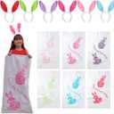 Mr. Pen Potato Sack Race Bags with Bunny Ears Headbands, 38.2" x 23.5", Large Size, 6 Set, Sack Race Bags for Adults and Kids, Family Game, Outdoor Games, Yard Games, Bean Bag Game Set