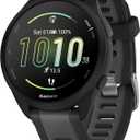 Garmin Forerunner 165 Music, Running Smartwatch, Colorful AMOLED Display, Training Metrics and Recovery Insights, Music on Your Wrist, Black
