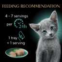 Sheba Perfect Portions Kitten Wet Food, Pate Cat Food Wet Entree, Chicken Recipe, 2.6 oz. Twin-Pack Trays (24 Count, 48 Servings) (EXP 01/31/28)