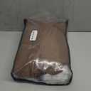 Dutch Cocoa 90 Inch Linen Curtains Pinch Pleated Living Room Bedroom Dining Boho Brown Light Filtering Pinch Pleat Drapes Hooks Rings Back Tab Semi Sheer Dark Brown Window Curtains 2 Panels