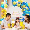 Yellow Cartoon Balloons Arch Kit, Cartoon Banana Theme 3rd Birthday Party Decorations for Boys and Girls Baby Shower Birthday Party Balloons Decoration Supplies