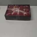 WDF 35PCS Red Christmas Balls - Shatterproof Ornaments Set, 10 Styles of Christmas Decorations for Parties, Holidays