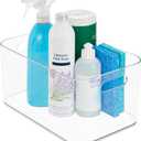 STORi Bliss XL Clear Plastic Storage Bin, Pantry Organizers & Storage Containers, Home Organization Must Haves for Kitchen, Laundry Room, Office, Closet, 12 x 8 