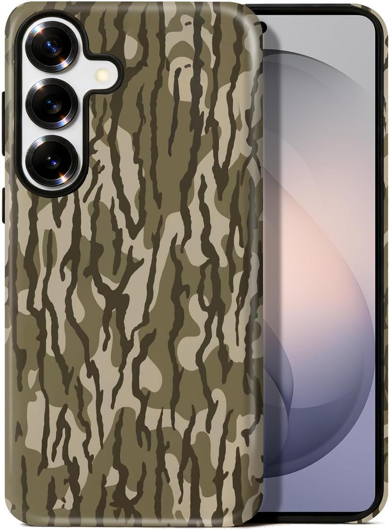 Generic Case for Samsung Galaxy S26+,Camo Camouflage Shockproof 2 in 1 Dual Layer for Women Men