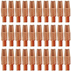 Mig Welding Contact Tips 186406 .035" for Miller Welder Gun Spoolmate 100, 200, 3035, 185 and Hobart Spoolgun DP-3035, SpoolRunner 100,Handler 125, 125 Ez, 130, 140, 190, 210MVP etc