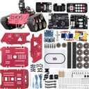 ELEGOO Conqueror Robot Tank Kit with UNO R3 for Arduino Robotics for Kids Ages 8-12 12-16 STEM Science Kits Coding Robots Toys for 8+ Year Old Boys Girls Teens Circuits Engineering Building Project, 8.58 Inches
