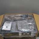 Dish Drying Rack - Large Capacity Stainless Steel Dish Rack for Kitchen Counter, 2-Tier Detachable Kitchen Organizers and Storage Rack with Drainboard and Cutlery Holder, Silver