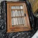 D&E Wood Primitive Mission Recessed Medicine Cabinet/Rustic/Solid Wood & Handmade