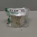 33ft Christmas Tree Garland Bead Decoration, Gold Beaded Garland for Christmas Tree Clear Iridescent Bead Twist String Decor, Garlands for Xmas Ornaments Wedding Party Home Decor