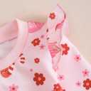 Mioglrie Toddler Baby Girl Clothes Fall Winter Sweatsuit Newborn Sweatshirt Sweat Pant Sets Outfits Infant Girls Clothing (6-12 Months, Pink Christmas)