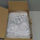 Drum Lampshades Set of 2, Natural Linen Lampshades 13" Top x 13" Bottom x 10" High, Easy Assembly Replacement Fabric Lampshades for Table Lamps Floor Lamps, Beige Color Lampshade