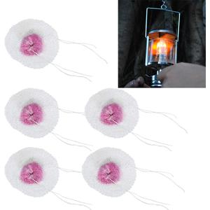 20Pcs Kerosene Lamp Outdoor Camping Lantern Accessories - Dual Head Gas Light with Mesh Drawstring and Pressure Mantles