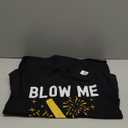 Funny Blow Me Kiss Me Happy New Year Couple Matching T-Shirt, S