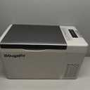 BougeRV 12 Volt Refrigerator 12V Car Fridge 23 Quart Portable Freezer Compressor Cooler 12/24V DC 110~240 Volt AC for Truck Van RV Camper SUV Travel Camping Road Trips Tailgating -8~50 (Grey)