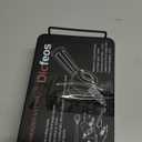 Dicfeos Double Head Metal Sheet Nibbler Cutter with Circle Cutting Accessories, Drill Attachment with Wrench and Parts, Maximum 14 Gauge Steel (Blue)