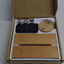 DetarZinLED Wall Sconces Rechargeable Wall Lights with 360 Rotation, Dimmable Battery Operated Wall Sconce, Magnetic Wall Light for Bedroom, Wireless Wall Mount Light (Beech Wood, 2Pack-Remote Control)