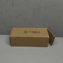 YoBa Acrylic Flower Vase Rectangular with Gold Plated Aluminum Legs, Clear Acrylic Flower Vase for Home Wedding Dining Table Decor, Gift for Your Loved Ones (Flowers not Included) (12 Holes)