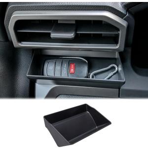 Driver's Air Vent Storage Tray Compatible with 2024 2025 2026 Toyota Tacoma and 2025 2026 Toyota 4Runner Accessories Driver's Side Extra Storage Organizer for Key Coin Card