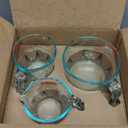 Pyrex Essentials (Pack of 3) Glass Measuring Cups Set, (1, 2 & 4 Cup) Measuring Cups For Prepping, Baking and Cooking, Preheated Oven, Dishwasher, Freezer, and Microwave Safe