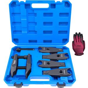 Ball Joint Separator Tool Kit, Compatible with BMW Benz Land Rover, Tie Rod Ends Remover Tool 22mm 24mm 27mm 31mm 36mm, with Carrying Case & Gloves