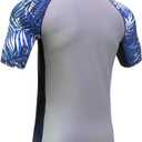 Men's Rash Guard T-Shirts UPF 50+ Baselayer Short Sleeve Skins Compression Performance Fit Tee (Gray, XXXL)