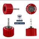 [3-Size Set] Copper Pipe Cleaner for Drill, Clean 1/2, 3/4, 1-in Copper Pipes & Tubes for Soldering, 3 Tube Cleaning Brushes, Model InerLok050, 075, 100, w/ Stainless-Steel Wire Bristles & 1/4 Shank