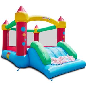 Air Bounce House, Inflatable Bouncer with Air Blower and Slide, Jumping Family Backyard Bouncy Castle with Extra Thick Material Air Bounce House, Inflatable Bouncer with Air Blower and Slide, Jumping Family Backyard Bouncy Castle with Extra Thick Material