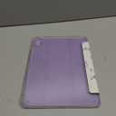 Feams Slim Case for iPad Air 11-inch M4/M3/M2 (2026/2025/2024), iPad Air 5th/4th Generation (2022/2020) 10.9 Inch Case Clear Back with Pencil Holder & Auto Sleep, Cute Purple Blossom